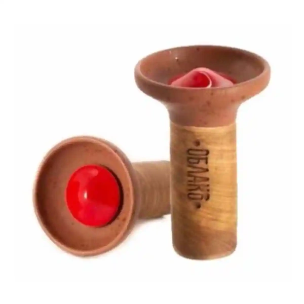 Чаша Oblako Flow red on cinnamon