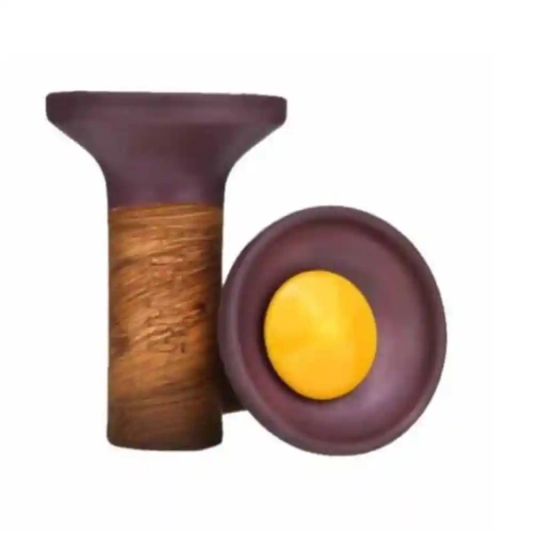 Чаша Oblako Flow yellow on purple